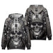 Terror Division Skull Hoodie Long Sleeve Super Supplys Inc