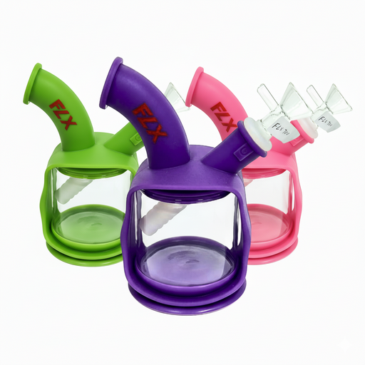 FLX | G700 - 6" Silicone Dekatron Bong Resin · Silicone · Plastic Bong Bestfive Enterprise Ltd.