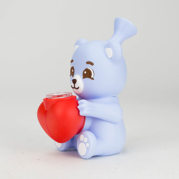 OG Original | 5.7" Love Bear Silicone Bubbler (SWP-1156) Resin · Silicone Rig Smoking Cat Distribution