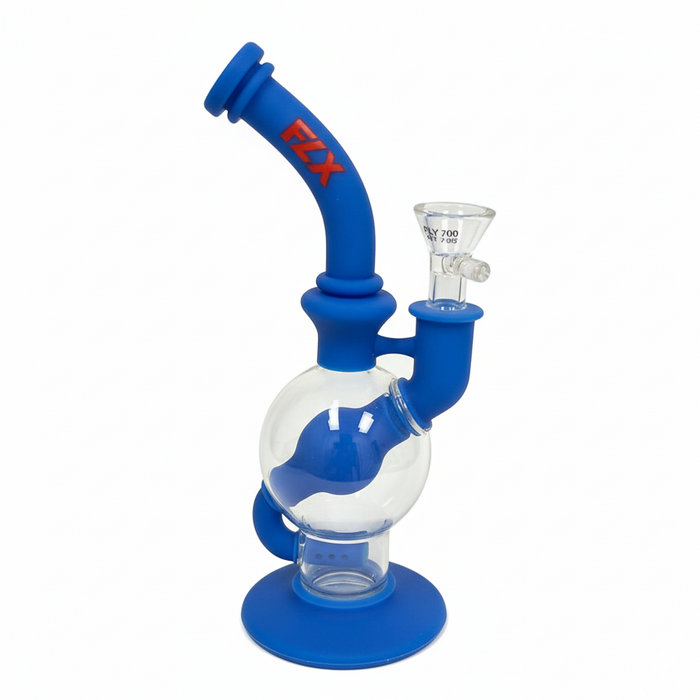 FLX | G500 – 7″ Silicone Conductor Bong Resin · Silicone · Plastic Bong Bestfive Enterprise Ltd. Blue