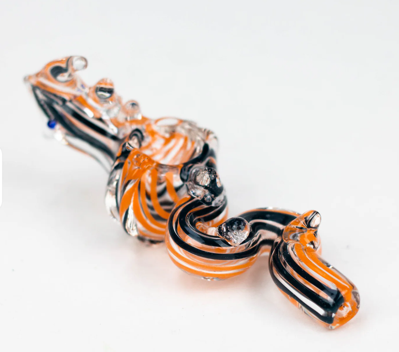 7" Dragon shape insideout PIPE [PIP186] Glass Pipe NIBO Distribution