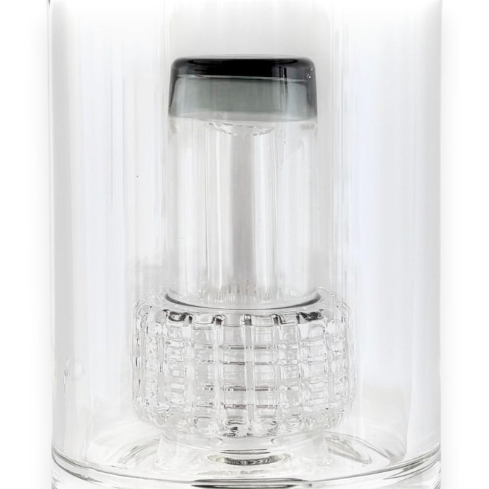 17" Straight Shooter with Dual Dome Matrix Percolators Glass Bong Super Supplys Inc