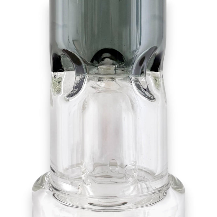 17" Straight Shooter with Dual Dome Matrix Percolators Glass Bong Super Supplys Inc