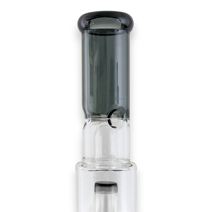 17" Straight Shooter with Dual Dome Matrix Percolators Glass Bong Super Supplys Inc