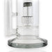 17" Straight Shooter with Dual Dome Matrix Percolators Glass Bong Super Supplys Inc