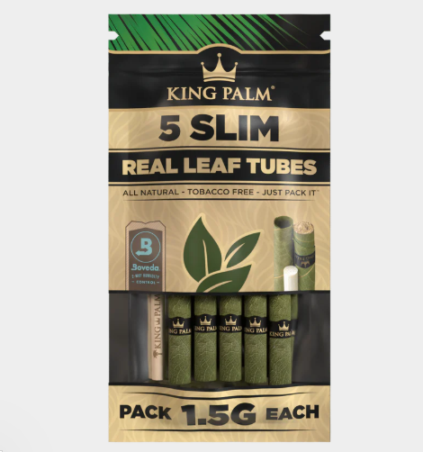 King Palm | SLIM Size Rolls 5*15 Display Leaf Wrap NIBO Distribution