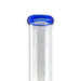 16" Straight Shooter Water Pipe with Screw Percolators - Blue Glass Bong Super Supplys Inc