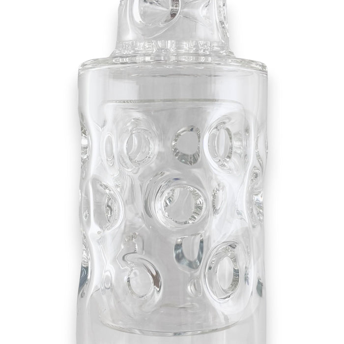 16" Straight Shooter Water Pipe with Screw Percolators - Celeste Glass Bong Super Supplys Inc