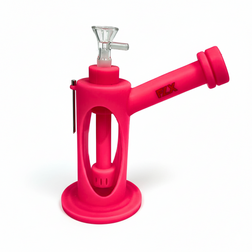 FLX | G200 – 9" Silicone Alternator Bong Resin · Silicone · Plastic Bong Bestfive Enterprise Ltd. Pink