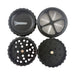Premium 4-Piece Aluminum Herb Grinder Regular Grinder Super Supplys Inc