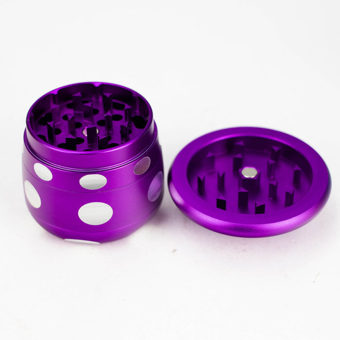 Aluminum Mushroom Grinder 4 Layers Regular Grinder 777 Smoke