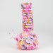 9"-15" extendable silicone water bong Resin · Silicone · Plastic Bong 777 Smoke Pattern3