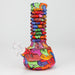 9"-15" extendable silicone water bong Resin · Silicone · Plastic Bong 777 Smoke Pattern4
