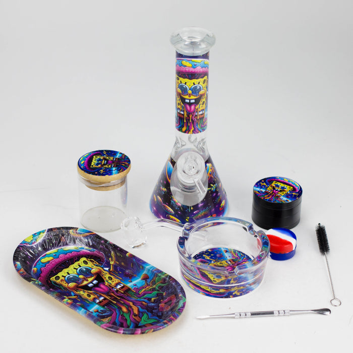 10-in-1 Smoke Set Complete Smoking Kit Bundle 777 Smoke Sponge