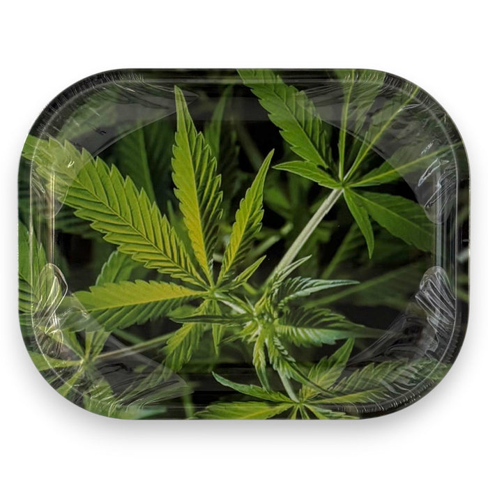 HighVibe 420 Leaf Metal Rolling Trays Tray Super Supplys Inc Design 4