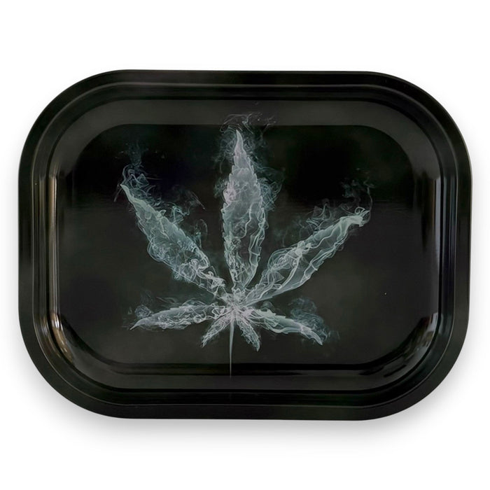HighVibe 420 Leaf Metal Rolling Trays Tray Super Supplys Inc Design 3
