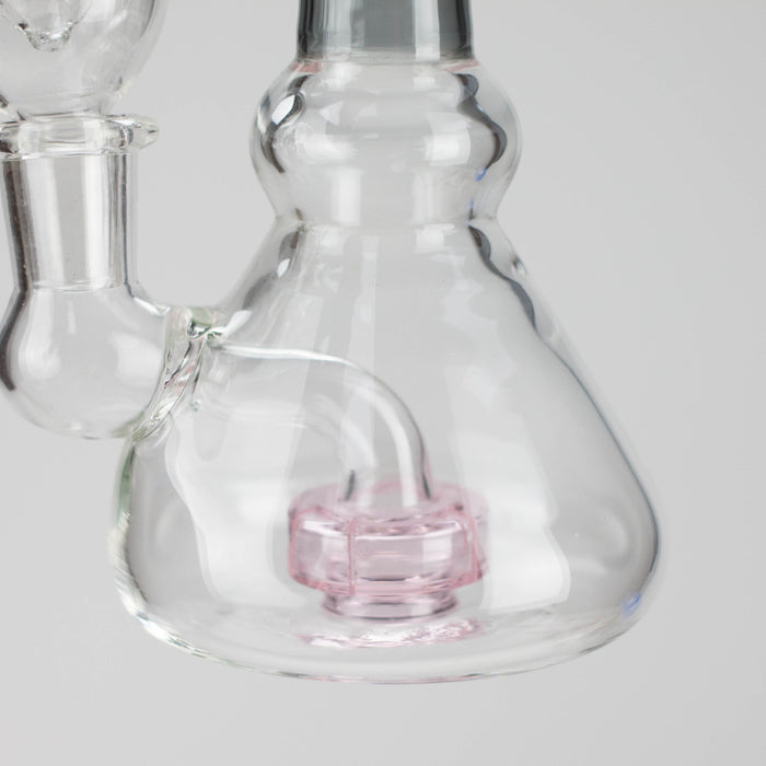 6" Cone difuser assorted bong | 14mm Bowl Joint | Stemless Design