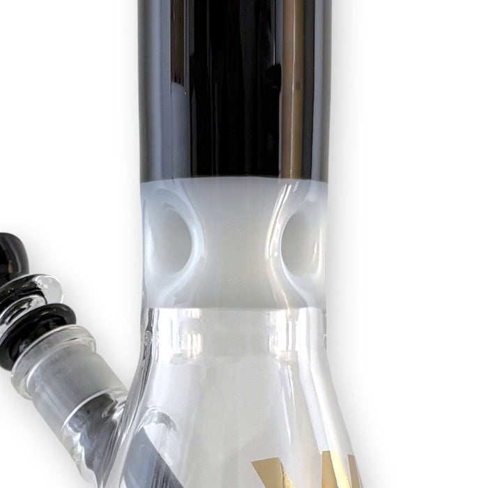 Wellcann | 16" Heavy-Duty 7MM Beaker Water Pipe – Extra Thick Base-Black