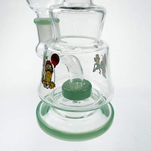 7" Sticker Glass Bong with Diffuser Glass Bong RMG WHOLESALE
