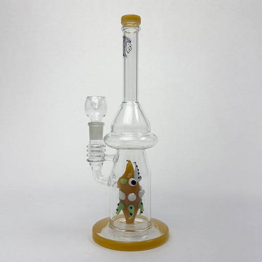 12" Yellow Fish Glass Bong Glass Bong RMG WHOLESALE