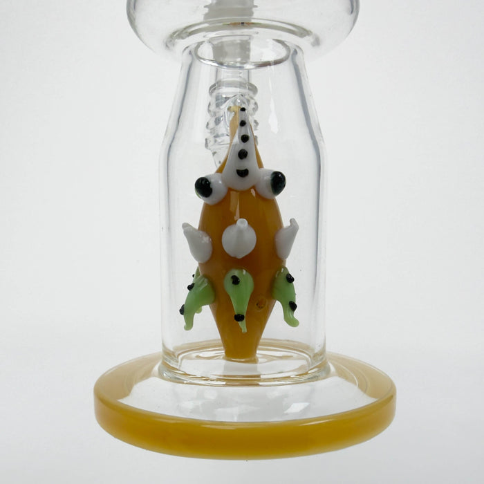 12" Yellow Fish Glass Bong Glass Bong RMG WHOLESALE