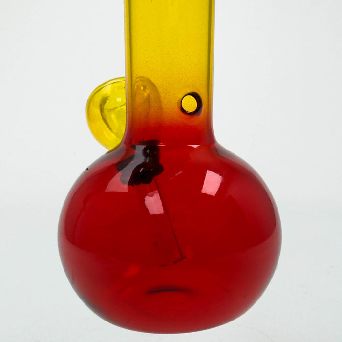 7" Rasta Round Glass Pipe with Carb Hole Glass Bong RMG WHOLESALE