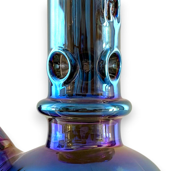 Fortune | 14" Electroplated 7MM Skull Bong