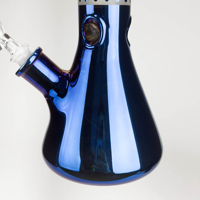 14" Eye Design Glass Bong – 7mm Thick with Ice Catcher