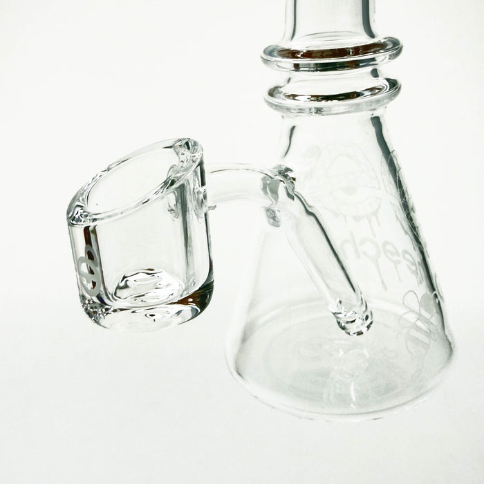 Cheech | 5" Mini Quartz Beaker Glass Rig Smoking Cat Distribution