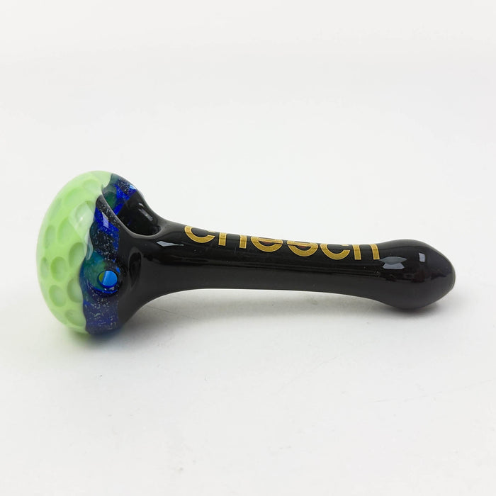 Cheech |4.5" Honeycomb Hand Pipe – Assorted Colours Glass Pipe Smoking Cat Distribution