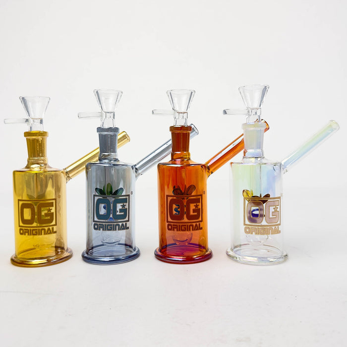 OG Original | 6" Rig with Bowl – Assorted Colours Glass Bong Smoking Cat Distribution