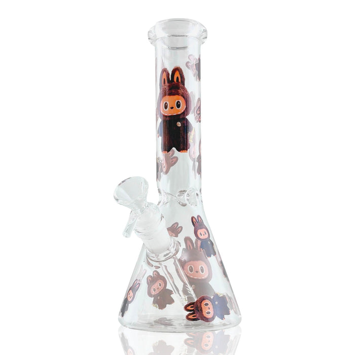10" Hooded Character Beaker Bong – 4mm Thick Glass Glass Bong Super Supplys Inc Design A