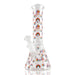 10" Psychedelic Shroomscape Beaker Bong – 4mm Thick Glass Glass Bong Super Supplys Inc Design C
