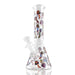 10" Psychedelic Shroomscape Beaker Bong – 4mm Thick Glass Glass Bong Super Supplys Inc Design D