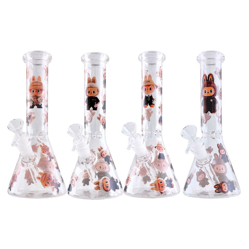 10" Hooded Character Beaker Bong – 4mm Thick Glass Glass Bong Super Supplys Inc