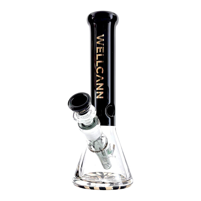 Wellcann | 10" Heavy-Duty Glass Bong Glass Bong Super Supplys Inc Black