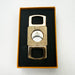 BLINK | Luxury Cigar Cutter – Gift Box Cutter LEHIGH WHOLESALE GOLD WAVES (753)