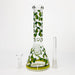 10" Glass Beaker Bong with Apple Design [FT08] Glass Bong LEHIGH WHOLESALE