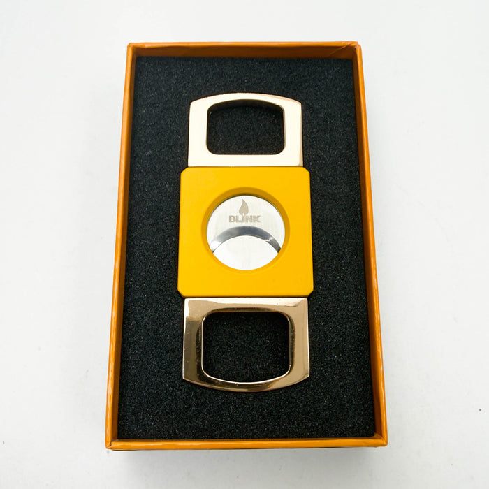 BLINK | Luxury Cigar Cutter – Gift Box Cutter LEHIGH WHOLESALE YELLOW (776)