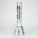 14" 7mm Gorilla Designs Glow In The Dark Beaker Bong – In the Box [FT1892ATS] Glass Bong LEHIGH WHOLESALE Green