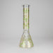 14" Beehive Design 7mm Thick Heavy Duty Glass Beaker Bong Glass Bong 777 Smoke