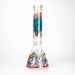 14" Mushroom Skull Design 7mm Thick Heavy Duty Glass Beaker Bong - Glow in the Dark Glass Bong 777 Smoke