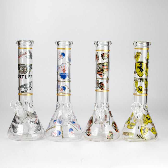 10" Luxury Car Design Glass Beaker Bong Glass Bong 777 Smoke