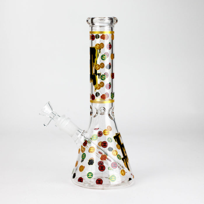 10" Fashion Design Glass Beaker Bong Glass Bong 777 Smoke