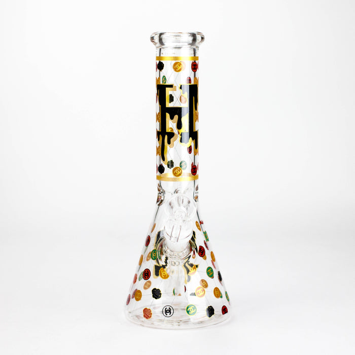 10" Fashion Design Glass Beaker Bong Glass Bong 777 Smoke