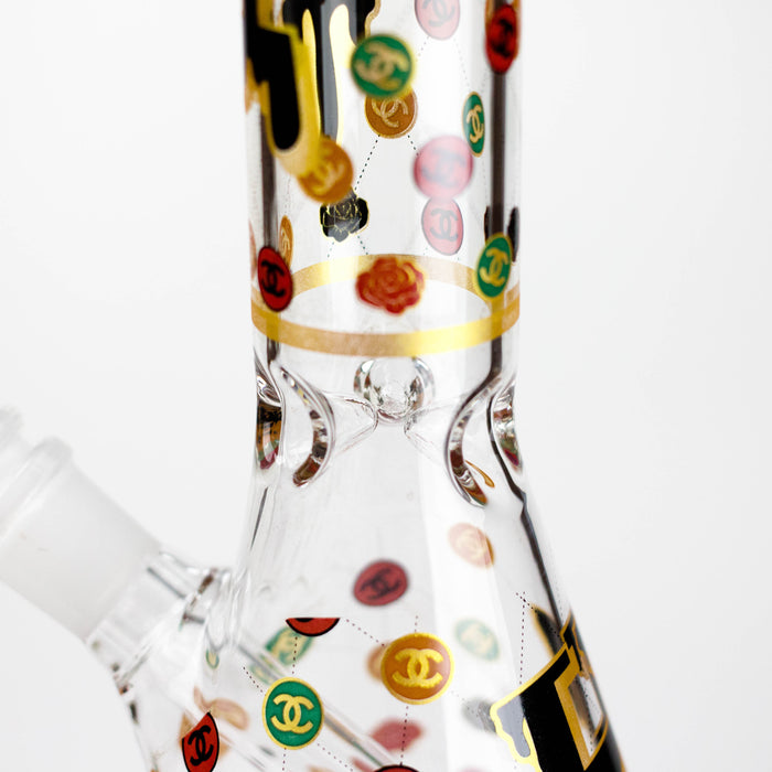 10" Fashion Design Glass Beaker Bong Glass Bong 777 Smoke