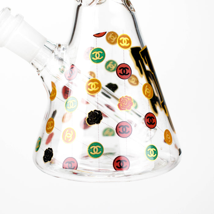 10" Fashion Design Glass Beaker Bong Glass Bong 777 Smoke