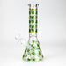 10" Fashion Design Glass Beaker Bong Glass Bong 777 Smoke Design3