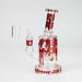 7" 2-in-1 Beehive Design Rig with Perc Banger & Bowl Included Glass Rig 777 Smoke
