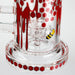 7" 2-in-1 Beehive Design Rig with Perc Banger & Bowl Included Glass Rig 777 Smoke